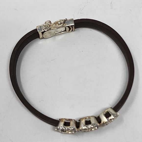 Sterling Silver Heart Charm Bracelet - Picture 4 of 7